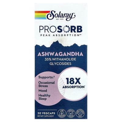 Solaray, Ashwagandha Prosorb. 30 Vcaps.