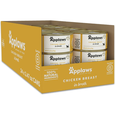 Alimento Húmedo, Pechuga de Pollo Cat Food. 70 g, caja de 24. - Applaws