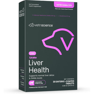 VETRI SAMe 225 S-Adenosyl-Methionine Liver Detox Supplement Tablets. 30 tabs.