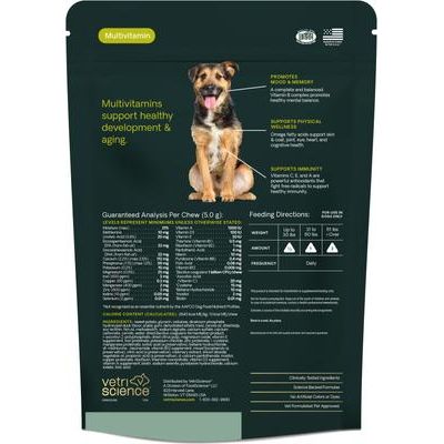 Suplemento masticable Veterinary Strength 27+ Active Health con sabor a pato para perros, 60 unidades