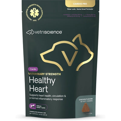 Veterinary Strength Heart Health Cardio Pro Soft Chews Heart, sabor Pollo. 60 chews.
