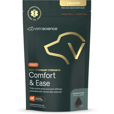 Max Veterinary Strength Comfort & Ease Amilextin Soft Chews Joint, sabor Pollo. 60 chews.