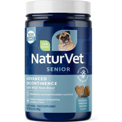 Advanced Incontinence Senior Supplement, sabor Tocino Ahumado Hickory. 60 unidades.