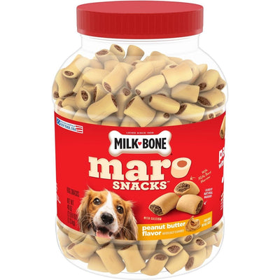 MaroSnacks Bone Marrow sabor Crema de Cacahuate. 1.13 kg. - Milk-Bone