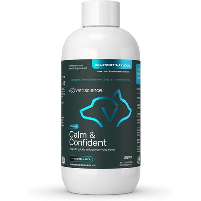 Composure Calm & Confident Thunderstorms Support Liquid Calming & Anxie, sabor Sin sabor.