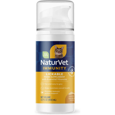 Lickable Paste Multi-Vitamin Immunity Food Supplement , 3.2-fl, sabor Salmón. 1 unidad.