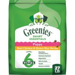 Smart Essentials Puppy High Protein Real Chicken & Brown Rice Dry Dog Food, 27-lb bag