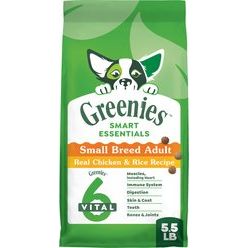 Smart Essentials Small Breed Adult High Protein Real Chicken & Rice Dry Dog Food, 5.5-