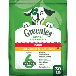 Smart Essentials Adult High Protein Real Chicken & Rice Recipe Dry Dog Food, 30-lb bag