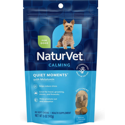 Quiet Moments Plus Melatonin Soft Chews Calming Supplement. 65 chews.