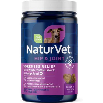 Soreness Relief with Hemp Seed Hip & Joint Supplement, sabor Tocino y Pollo. 1 unidad.