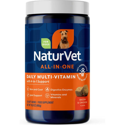 Daily Multi-Vitamin All-In-One Supplement, sabor Tocino y Pollo. 120 unidades.