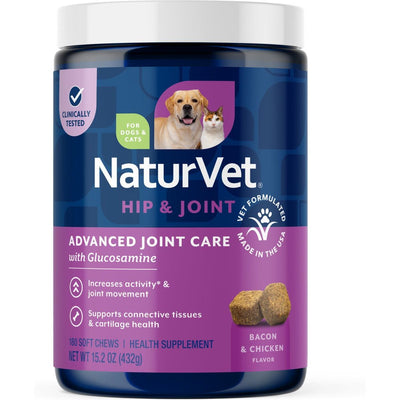 Advanced Joint Care Hip & Joint Supplement Soft Chews, sabor Tocino y Pollo. 1 unidad.