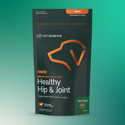 Broad Spectrum Hemp Hip & Joint Chews Joint Supplement for, sabor Tocino. 60 chews.
