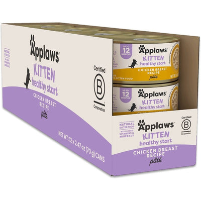Healthy Start Kitten Alimento Húmedo Paté, Kitten Healthy Start Pechuga de Pollo Recipe Grain Free. 70 g. - Applaws