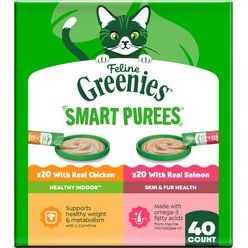 Smart Purees Lickable Treats para Gatos, Variety Pack