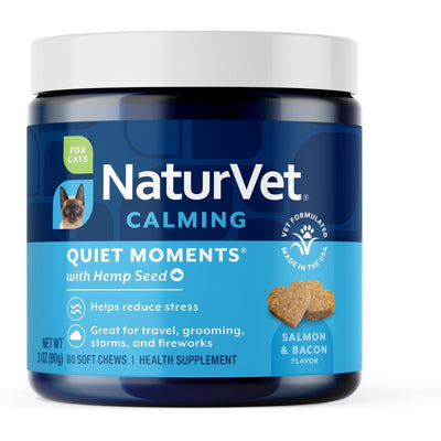Quiet Moments with Hemp Seed & Calming Supplement, sabor Salmón. 60 unidades.