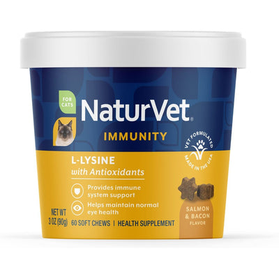 L-Lysine & Immunity Supplement, sabor Salmón. 60 unidades.