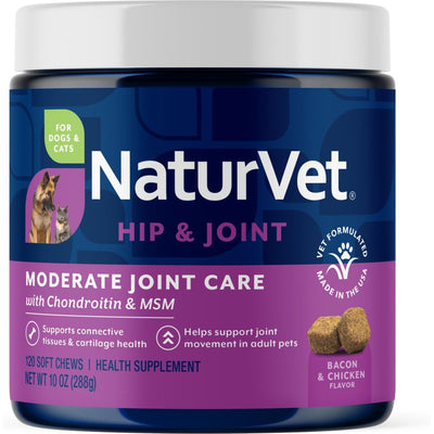 Moderate Joint Care Hip & Joint Supplement , 120, sabor Tocino y Pollo. 1 unidad.