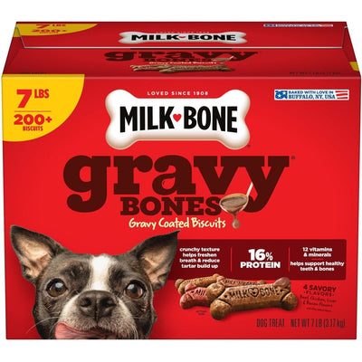 GravyBones Gravy Coated Small Biscuits. 3.18 kg. - Milk-Bone