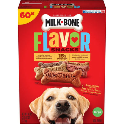 Flavor Snacks Crunchy Large Biscuits. 1.7 kg. - Milk-Bone