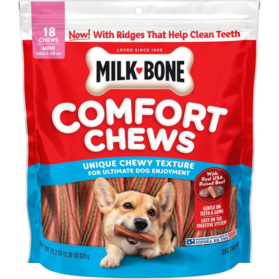 Mini Comfort Chews sabor Res. 18 chews. - Milk-Bone