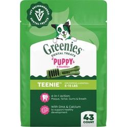 Natural Teenie Puppy Dental Dog Treats