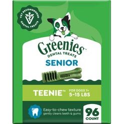 Aging Care Natural Teenie Dental Dog Treats, 96 count