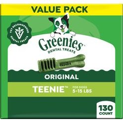 Premios Dentales Natural Teenie para Perros, Original Chicken