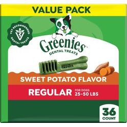 Premios Dentales Natural Regular para Perros, Sweet Potato
