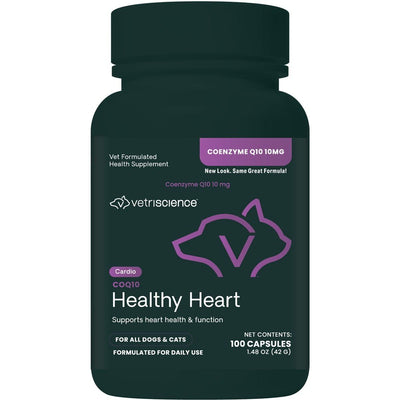 Coenzyme Q10 10 mg Capsules Heart Supplement & Dogs. 100 caps.