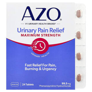 Alivio Urinario, Maximum Strength, 99.5 mg, 24 tabs