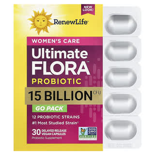Mujer Care, Ultimate Flora Probiotic, 15 Billion CFU, 30 caps