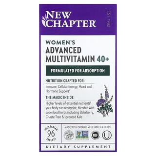 Multivitamínico para Mujer 40+, avanzado. 96 tabs.