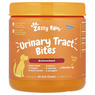 Urinary Tract Bites, para Perros, Todas las Edades, Pollo, 90 Soft Chews, 11.1 oz (315 g)