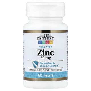 Chelated Zinc, 50 mg, 60 tabs