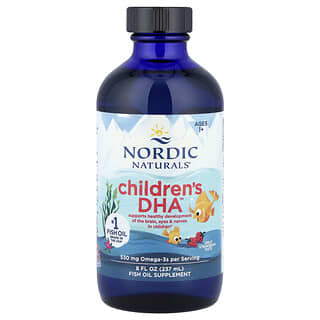 DHA para Niños, 1+ Años, Great Fresa, 8 fl oz (237 ml)