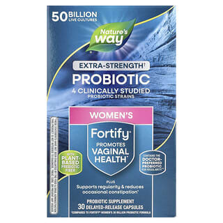 Fortify Mujer Probióticos, 50 Billion CFU, 30 Delayed-Release Capsules, 30 Delayed-Release caps