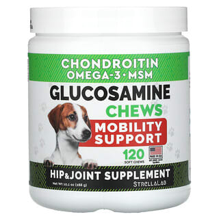 Glucosamine Chews, para Perros y Gatos, 120 Soft Chews, 10.1 oz (288 g)