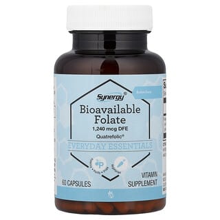 Vitamina B9, Folato, 1,240 mcg. 60 caps.