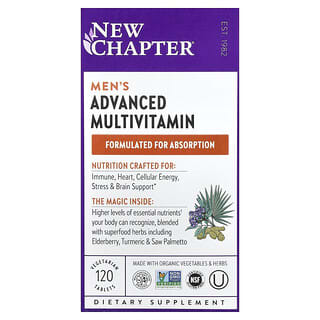 Multivitamínico para Hombre, avanzado. 120 V-tabs.