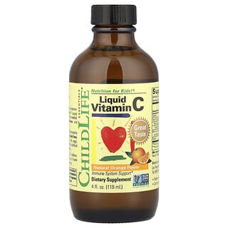 Liquid Vitamina C, Natural Orange, 4 fl oz (118 ml)
