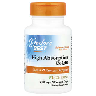 High Absorption CoQ10 con BioPerine®, 60 Veggie Caps