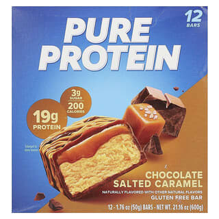 Barras de Proteína Sabor Chocolate Salted Caramel 12 Barras de 50 g c/u