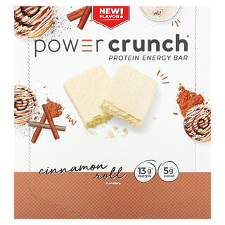 Barras Energéticas de Proteína Sabor Rollo de Canela 12 Barras de 40 g c/u