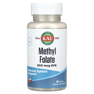 Metilfolato, 800 mcg DFE, 90 tabs