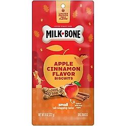 Galletas Crunchy Holiday sabor Manzana y Canela. 227 g. - Milk-Bone