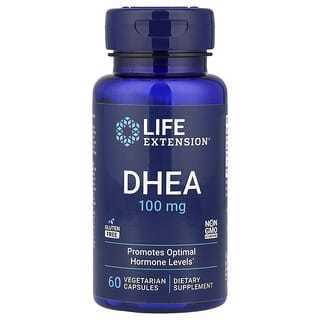 DHEA 100 mg 60 Cápsulas Vegetarianas