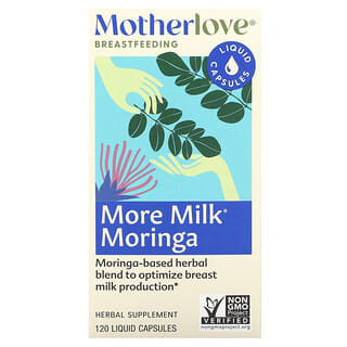 Breastfeeding, More Milk Moringa, 120 Liquid caps
