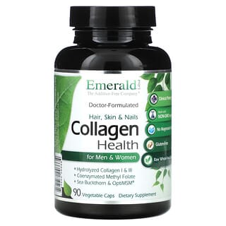 Collagen Health para Hombre y Mujer, 90 caps vegetales